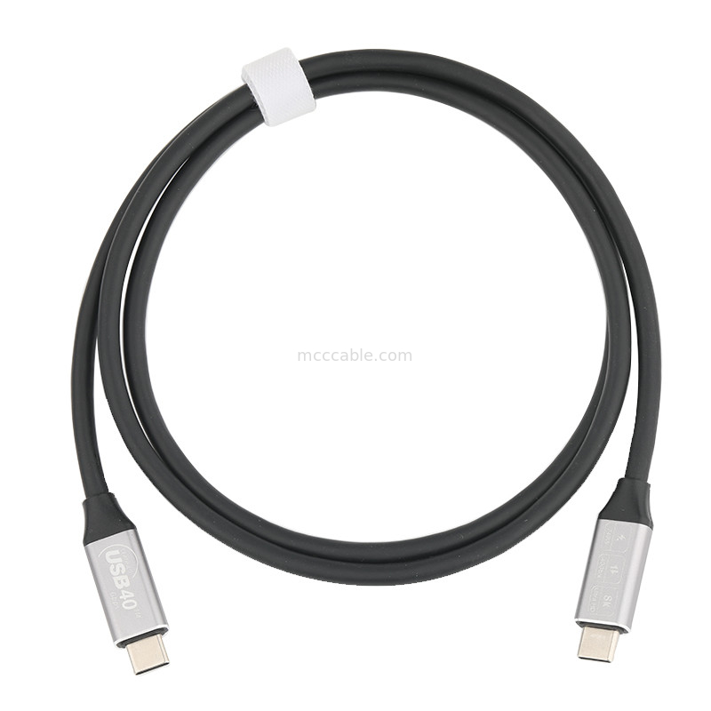 สายต่อ USB ความเร็วสูง USB Type-C เป็น USB Type-C 4.0, 40Gbps