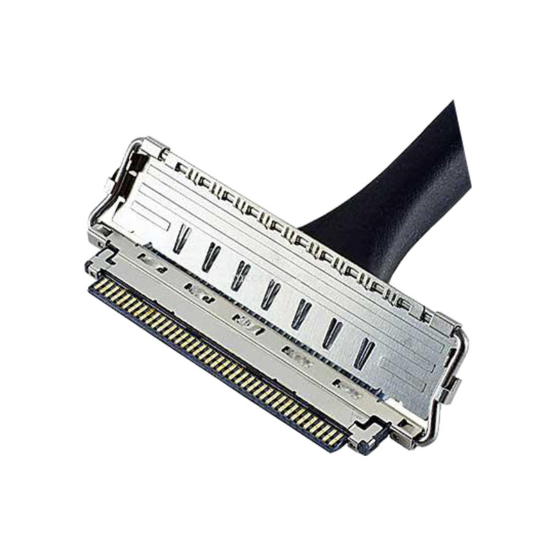 20679-030T-01 สายเคเบิลไมโครโคเอชชียล 0.4 มิลลิเมตร pitch เครื่องเชื่อมไมโครโคเอชียลชนิดการจับคู่แนวราบ