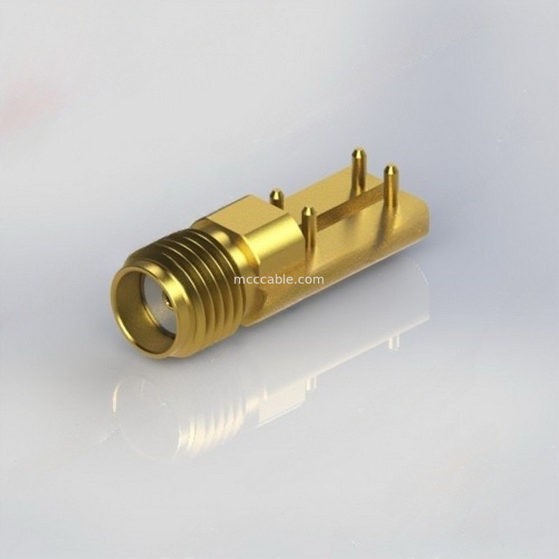 CONN SMA ตัวเชื่อมต่อ RF Coax ตัวเมียแบบตรงพร้อม .015