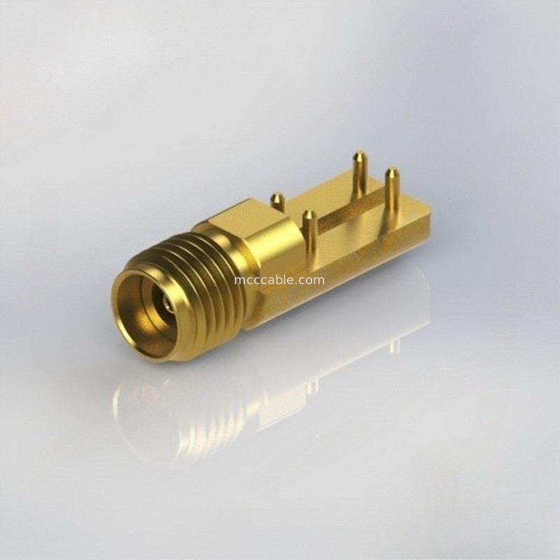 CONN SMA ตัวเชื่อมต่อ RF Coax ตัวเมียแบบตรงพร้อม .015