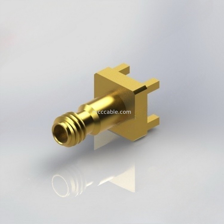 ตัวเชื่อมต่อโคแอกเซียล RF ทองเหลือง OEM 1 มม. พร้อม. 009 