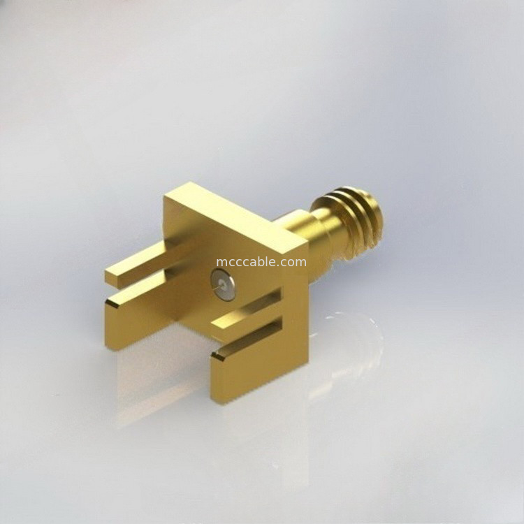 ตัวเชื่อมต่อโคแอกเซียล RF ทองเหลือง OEM 1 มม. พร้อม. 009 