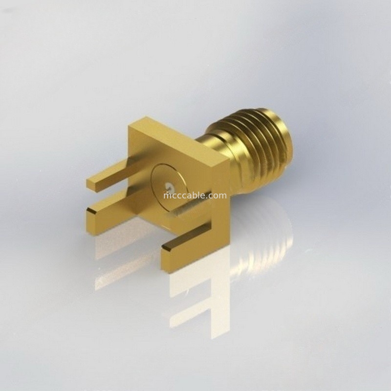 ตัวเชื่อมต่อโคแอกเซียล RF ทองเหลือง OEM 1 มม. พร้อม. 009 