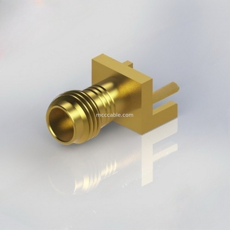 ตัวเชื่อมต่อโคแอกเซียล RF ทองเหลือง OEM 1 มม. พร้อม. 009 
