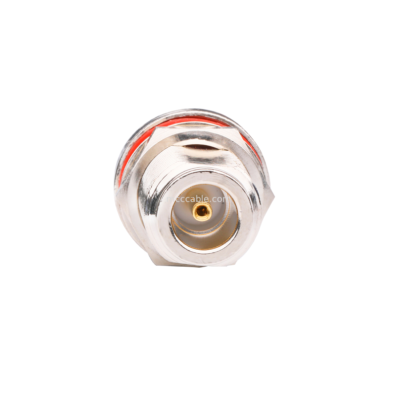 ขั้วต่อโคแอกเซียล Rf ตัวเมียชนิด N มินิตรง สายเคเบิลความเร็วสูงของ samtec
