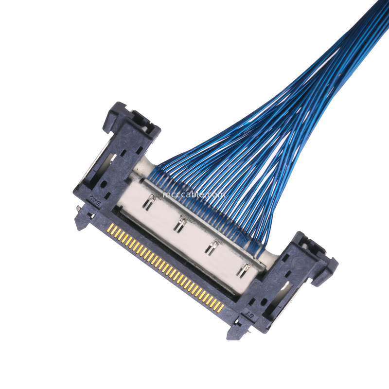 JAE FI-RE31CL ถึง FI RE31CL LCD Lvds สายเคเบิลประกอบสายเคเบิลแบบกำหนดเอง 0.3 มม. pitch molex ชุดสายไฟ