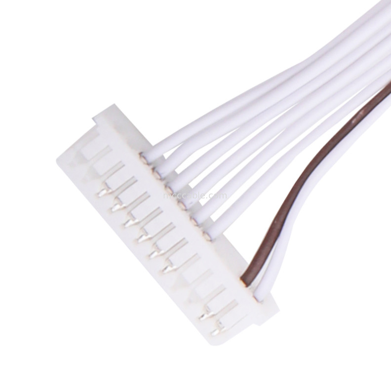 0.80 มม. 8 PIN PVC LVDS ชุดสายไฟชุดสายไฟ JST SHR-08V-S-B