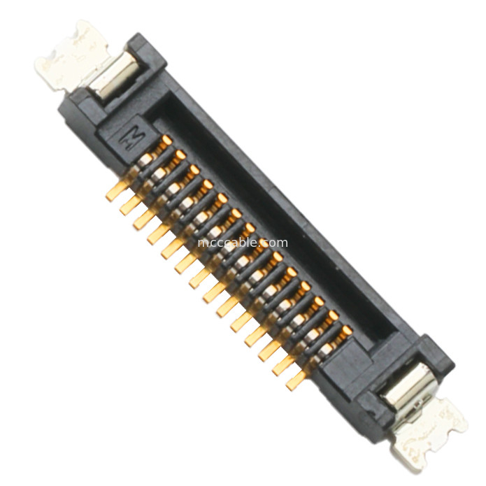 20374 14Pin CONN 0.4mm Pitch เครื่องเชื่อมส่งพลังงานสูงสุด การออกแบบความลึกแคบ