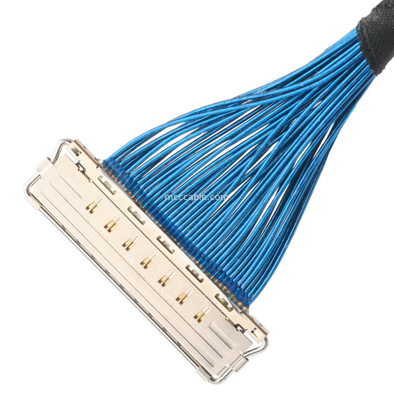 40P EDP Cable 20679-040T-01 0.4 มิลลิเมตร Pitch แบบจับคู่แนวราบ ปรับแต่ง OEM / ODM ROHS
