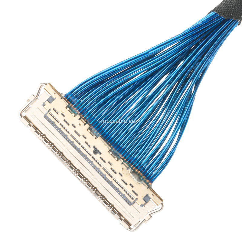 40P EDP Cable 20679-040T-01 0.4 มิลลิเมตร Pitch แบบจับคู่แนวราบ ปรับแต่ง OEM / ODM ROHS