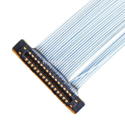 0.25mm Pitch KEL XSLS20-30 Micro Coaxial Cable Assembly สำหรับกล้องวงจรปิด