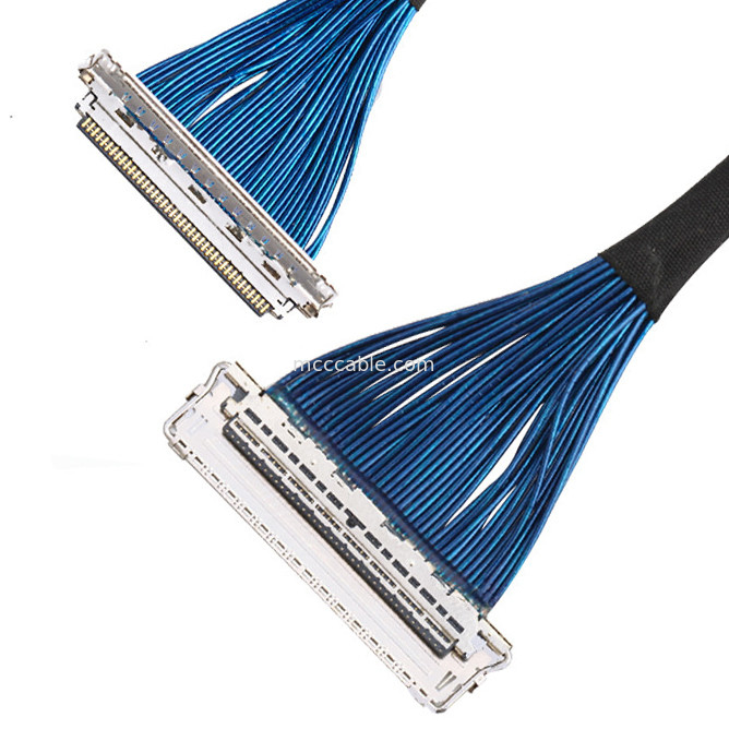 UL 0.5mm Pitch 30 Pin Lvds Cable Mipi Dsi Lvds Cable Assembly 20846-030T-01 30P สายไฟฟ้า