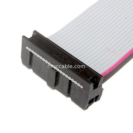 สายเคเบิ้ล Ribbon แบบยืดหยุ่น 2.54 มม., สายเคเบิล Idc 16 พินสำหรับใบรับรอง UL ของคอมพิวเตอร์
