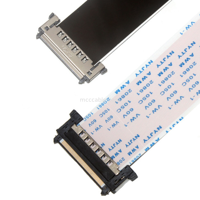 16 Pin FFC FPC Cable 0.5 Pitch A Type 20628 80C 60V VW 1 lvds ขั้วต่อจอแสดงผล