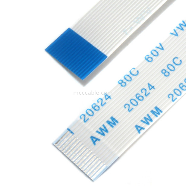 16 Pin 20628 FFC FPC Cable AWM 0.5 Pitch สำหรับการเชื่อมต่อ Pcb ขั้วต่อจอแสดงผล lvds