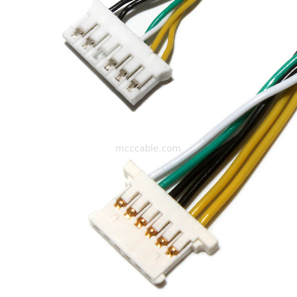 ชุดสายไฟ LED 1.25 มม., ชุดสายเคเบิล Molex 51146 0600 ถึง JST PHR 6