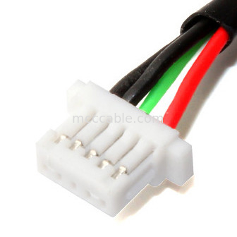2mm Pitch 4 Pin Wire Harness, 51004 Molex Cable Assembly ขั้วต่อจอแสดงผล lvds
