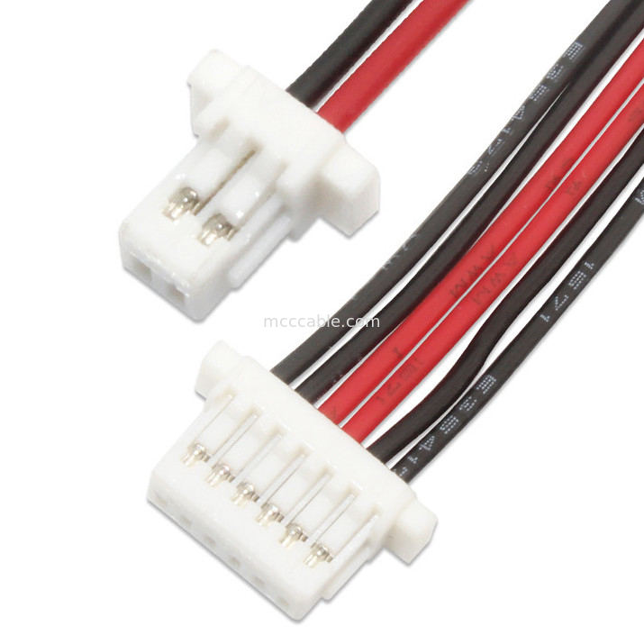 สายเคเบิล Jst Sh 1.0 ถึง 6Pin SH1.0 WIRE ตัวเชื่อมต่อ Jst 500 มม. ถึงสายรัดแบบกำหนดเองกระป๋อง 3 มม