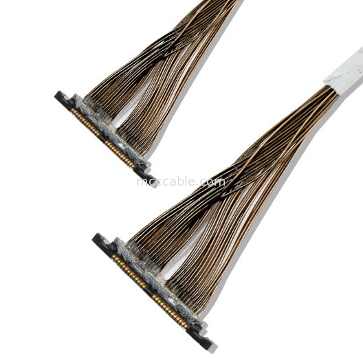 0.3mm Micro Coaxial Cable DF56 26P 0.3SD สําหรับ Drone เครื่องเชื่อมกล้องและการเชื่อมโยงทางกล