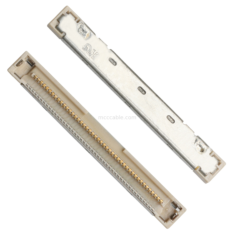 46 AWG 42 AWG Micro Coax Cable DF36 40P 0.4SD 150MM ความยาว ขั้วต่อจอแสดงผล lvds