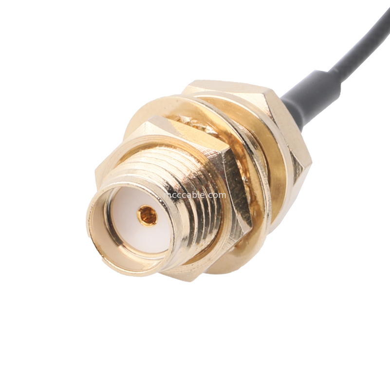 เครื่องปรับสมาชิก OEM ODM RF Coaxial Cable เครื่องปรับสมาชิก SMA-F-Jack ไปยังพล็อกตามสั่ง