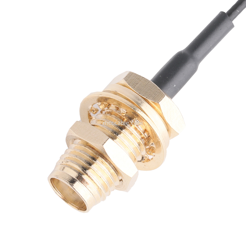 เครื่องปรับสมาชิก OEM ODM RF Coaxial Cable เครื่องปรับสมาชิก SMA-F-Jack ไปยังพล็อกตามสั่ง