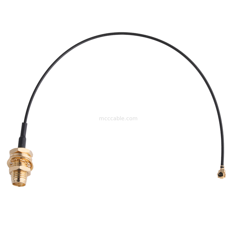 เครื่องปรับสมาชิก OEM ODM RF Coaxial Cable เครื่องปรับสมาชิก SMA-F-Jack ไปยังพล็อกตามสั่ง