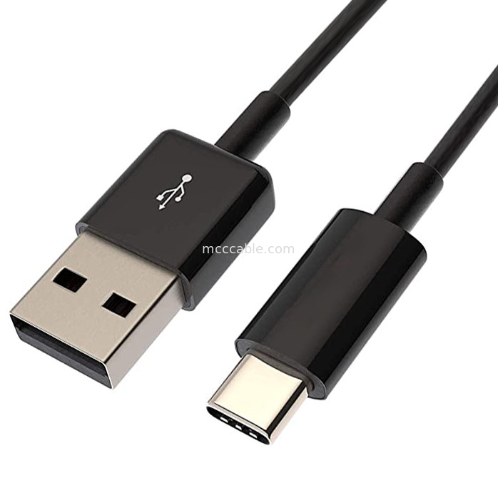 USB Type C To USB 2.0 USB C คาเบลข้อมูล ความเร็วสูง 0.5 เมตร