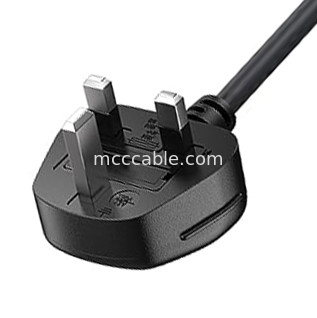 C13 To Uk Plug Power Cord Bs1363 18awg 250v ความยาว เหมาะสําหรับคอมพิวเตอร์, เครื่องพิมพ์และอุปกรณ์อื่น ๆ ส่วนใหญ่