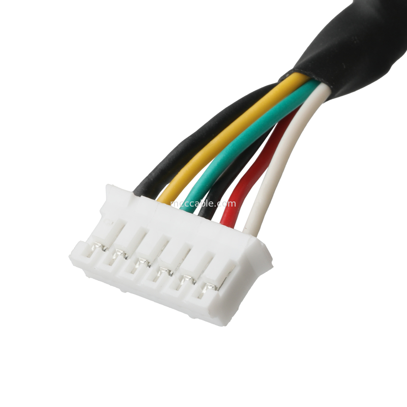 ROHS สายเชื่อมกันน้ํา M20 เพศชายต่อ JST PHR-6 สาย UL2464 24AWGX5C OEM / ODM