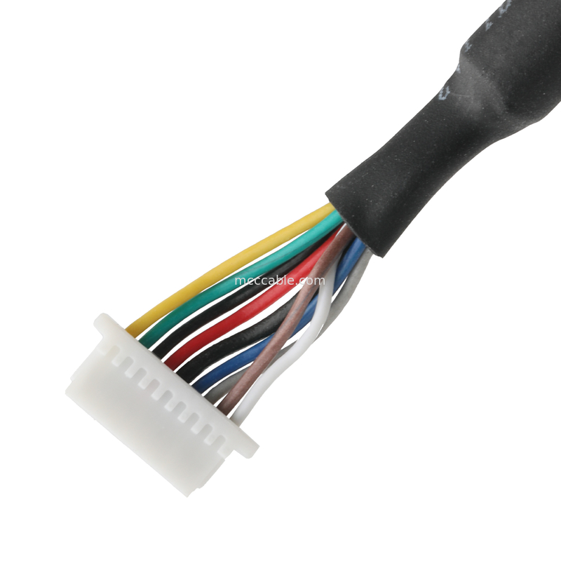 IP67 เครื่องเชื่อมกันน้ํา M16 หญิง ถึง SH1.0 9P UL 2464 28AWG*4PR+AEB สายเคเบิล ROHS