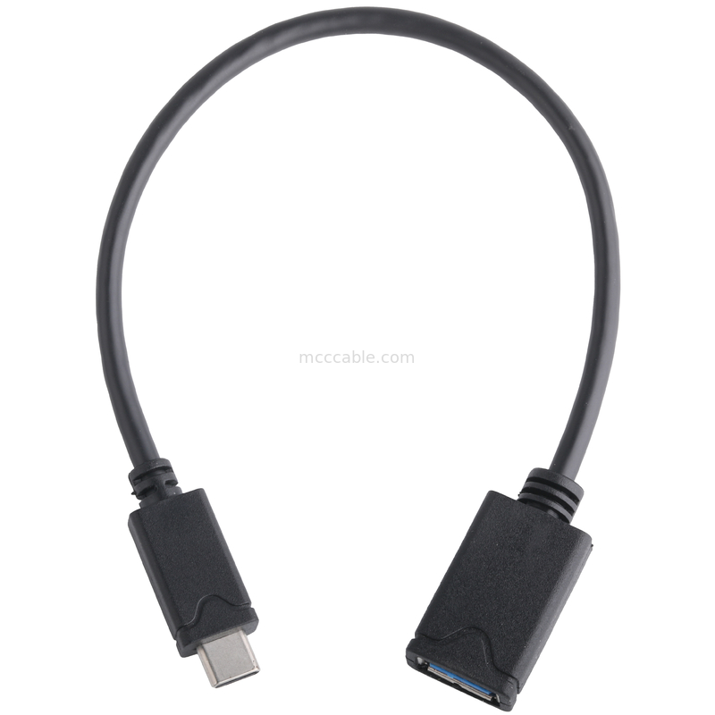 เครื่องปรับเชื่อม Rohs Usb เครื่องปรับสาย USB แบบ C ชาย Usb - แบบ A หญิง OEM / ODM ปรับแต่ง