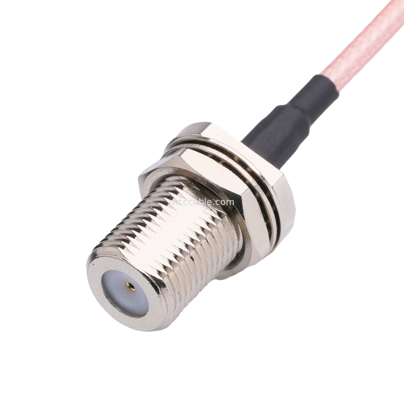 RG179 สายเคเบิลโคเอชเชียล 75 โอม TE 5415226-1 ถึง AMPHENOL CONNEX 222114-10 OEM/ODM