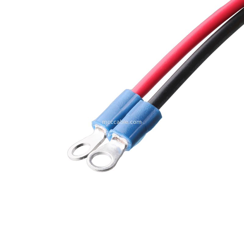 เครื่องเชื่อมเคเบิลปลายแหวน # 8 M4 KST RVS204 หรือ KT Rv2-4S ความยาว ปรับแต่ง OEM / ODM