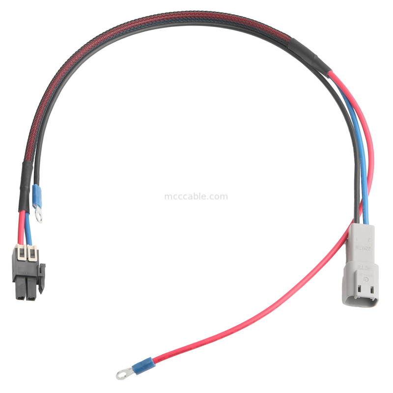MOLEX Connector 1716920202 Megg-Fit Plug Housing pitch 5.7mm 1*2P ไปยัง TE Plug DT04-2P และ KT RVL2-4 OEM / ODM