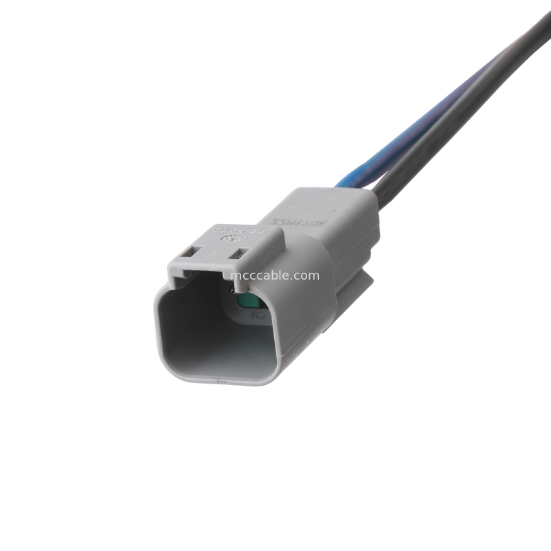 MOLEX Connector 1716920202 Megg-Fit Plug Housing pitch 5.7mm 1*2P ไปยัง TE Plug DT04-2P และ KT RVL2-4 OEM / ODM
