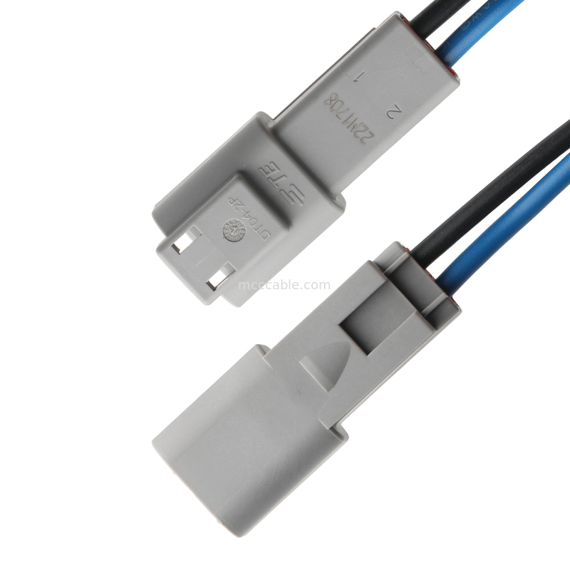 MOLEX Connector 1716920202 Megg-Fit Plug Housing pitch 5.7mm 1*2P ไปยัง TE Plug DT04-2P และ KT RVL2-4 OEM / ODM