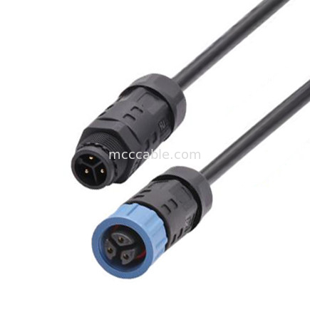 M15 อุตสาหกรรม 2, 3 ปิน พวงมาลัยเชื่อมต่อ M15 สายเชื่อมต่อประเภทการประกอบ