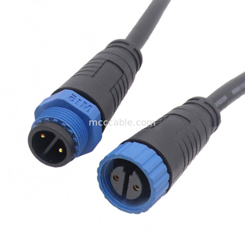 M15 อุตสาหกรรม 2, 3 ปิน พวงมาลัยเชื่อมต่อ M15 สายเชื่อมต่อประเภทการประกอบ