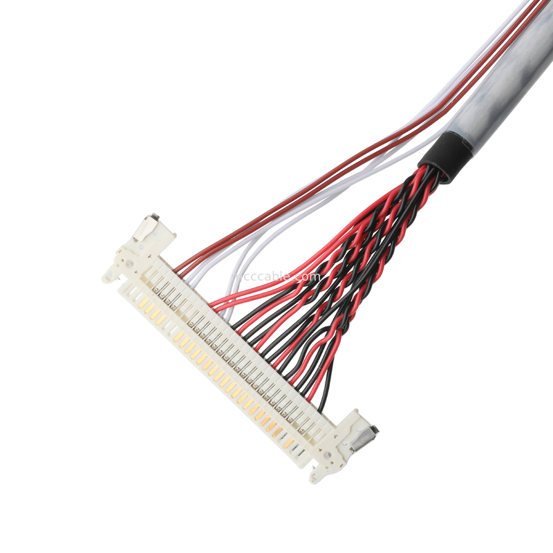 การประยุกต์ใช้ในอุตสาหกรรมรถยนต์ JAE FI-X30HL 30P ถึง DF14-30P และ MOLEX 51021-1200 12Pin เครื่องเชื่อมเคเบิลรวม OEM / ODM