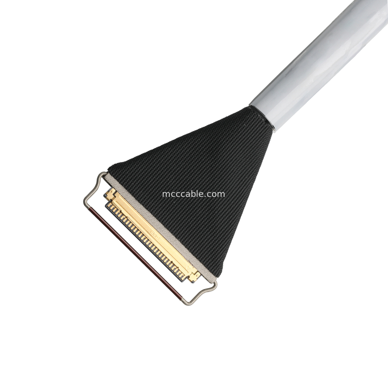 Micro Coaxial 20453-230T ถึง DF14-30P และ JST EH-7P 30P การประกอบเคเบิล 0.5 มม Pitch OEM / ODM