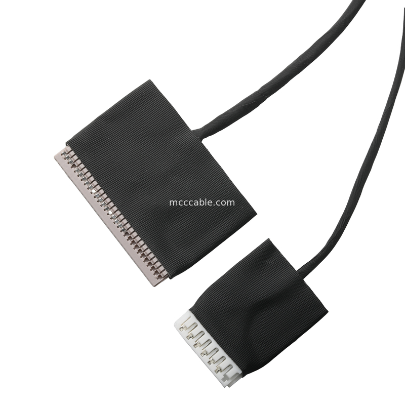 Micro Coaxial 20453-230T ถึง DF14-30P และ JST EH-7P 30P การประกอบเคเบิล 0.5 มม Pitch OEM / ODM
