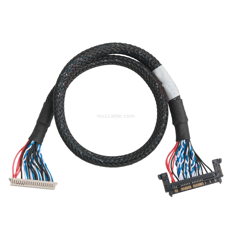 JAE FI-RE51HL-51Pin To  DF13-40DS สายเคเบิล UL1061 30AWG ความยาว ปรับแต่ง OEM / ODM