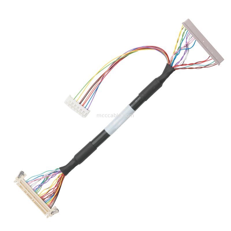 สายพานแม่ LCD JAE FI-X30HL 30P ถึง DF14-30P และ JST ERH-7P เครื่องเชื่อมเคเบิลรวม OEM / ODM