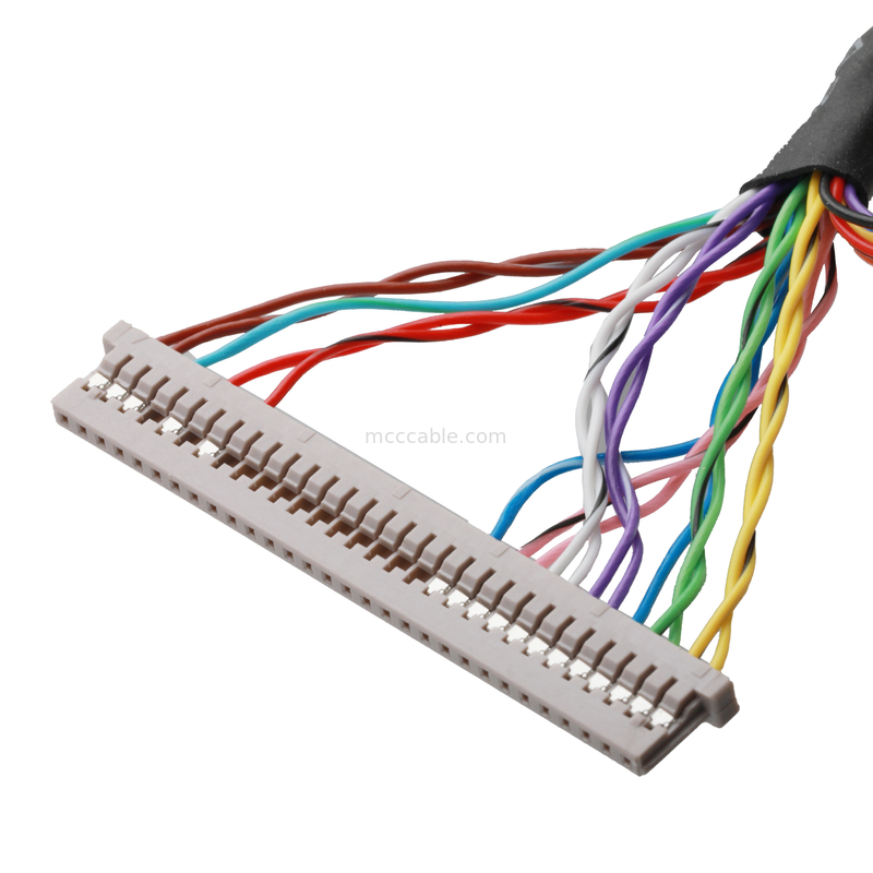 สายพานแม่ LCD JAE FI-X30HL 30P ถึง DF14-30P และ JST ERH-7P เครื่องเชื่อมเคเบิลรวม OEM / ODM