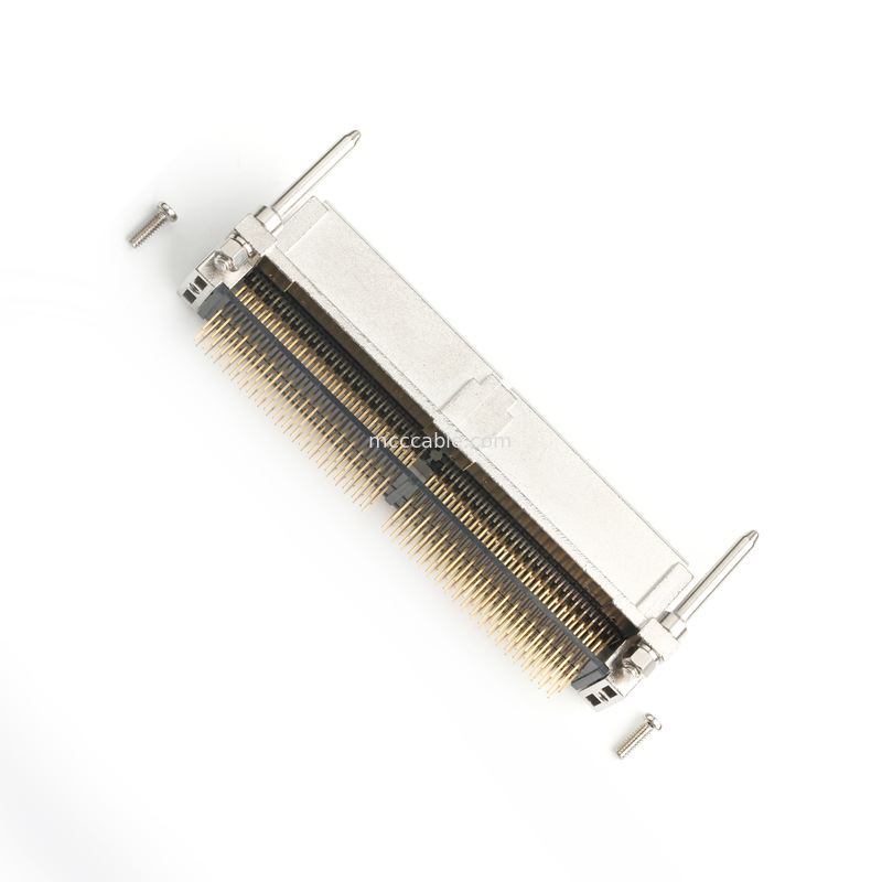 MINIDOCK TM SLIM 30056-160T สายเชื่อม I / O ที่เชื่อมต่อด้วยจํานวนปินสูงที่แข็งแรง 0.635 มม