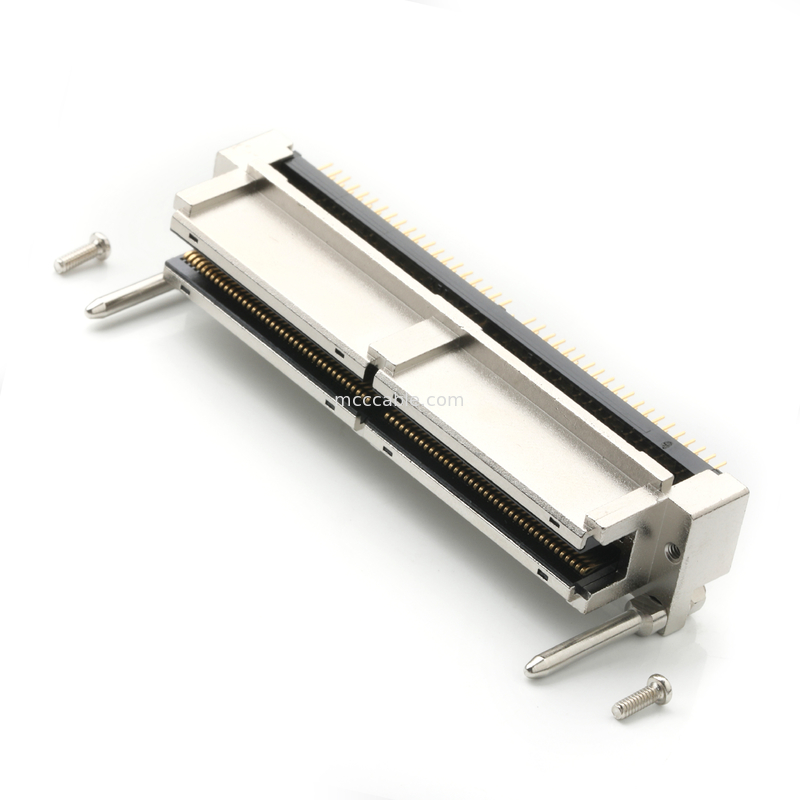 MINIDOCK TM SLIM 30056-160T สายเชื่อม I / O ที่เชื่อมต่อด้วยจํานวนปินสูงที่แข็งแรง 0.635 มม