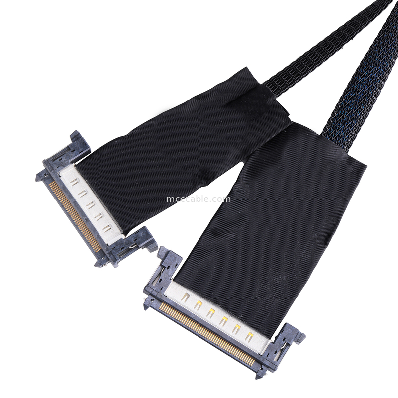 สายเคเบิลโคแอกเซียล LVDS EDP ของ JAE ซีรี่ส์ ตัวเชื่อมต่อ AWG40 OD 0.35 มม. พร้อม ROHS