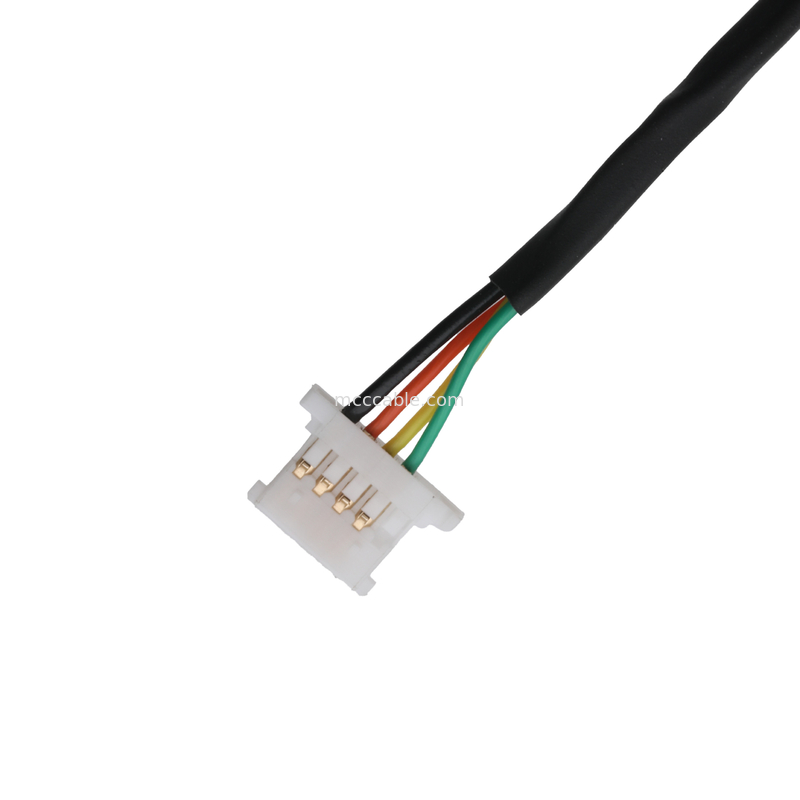 SCSI MDR HPCN40M MALE Connector to FI-X30HL and HSG 51146-5P Customized Wiring Harness การเชื่อมต่อสายไฟที่กําหนดเอง
