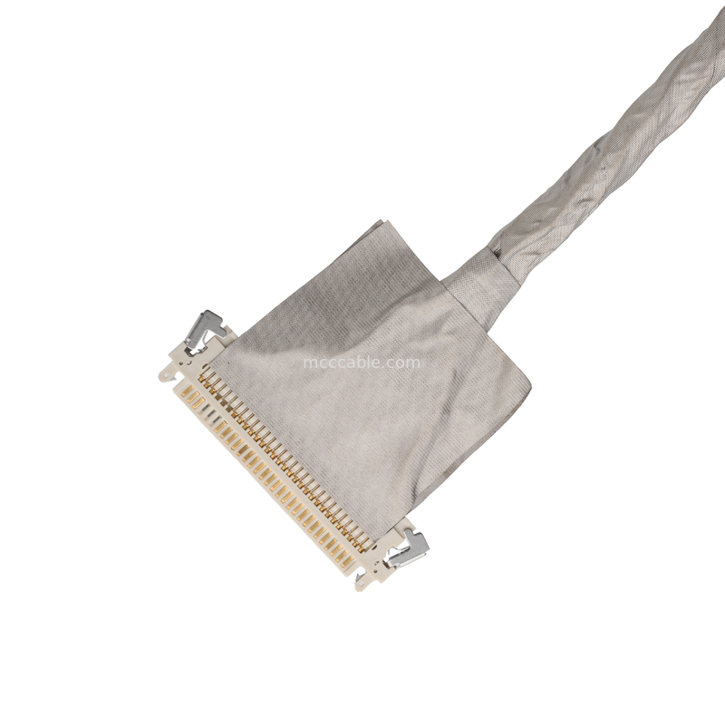 SCSI MDR HPCN40M MALE Connector to FI-X30HL and HSG 51146-5P Customized Wiring Harness การเชื่อมต่อสายไฟที่กําหนดเอง